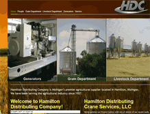 Tablet Screenshot of hamiltondist.com